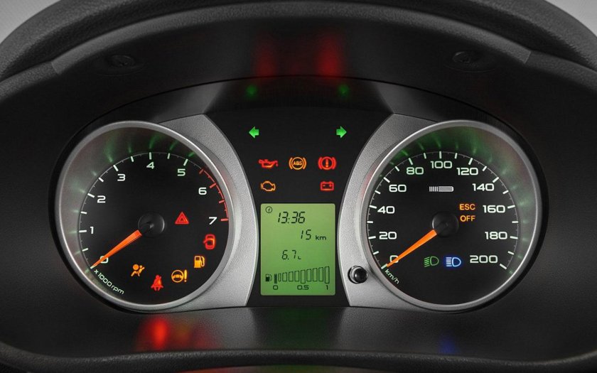 Приборка Лада Гранта спорт