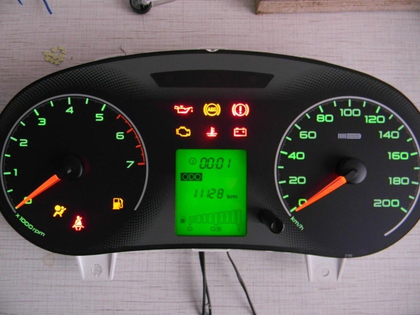 Комбинация приборов Лада Гранта