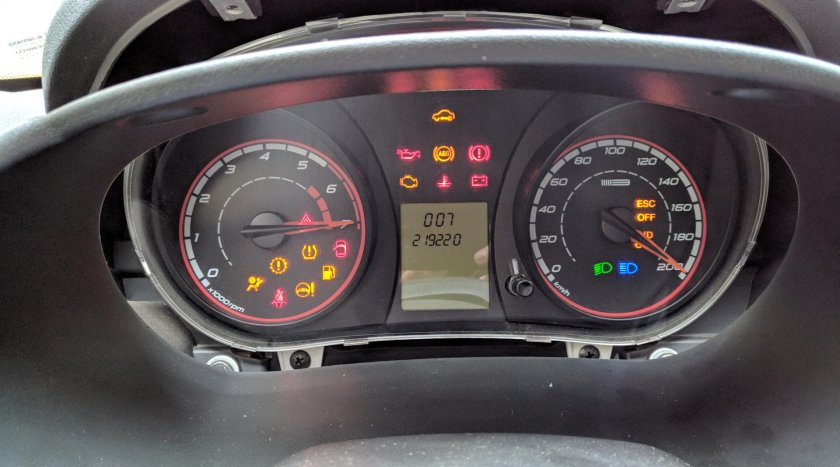 Приборка Лада Калина 2