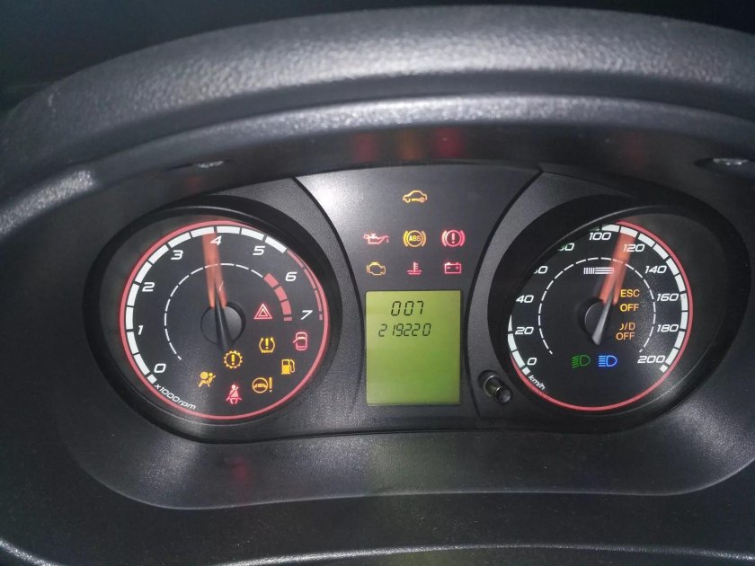 Приборка Лада Калина 2