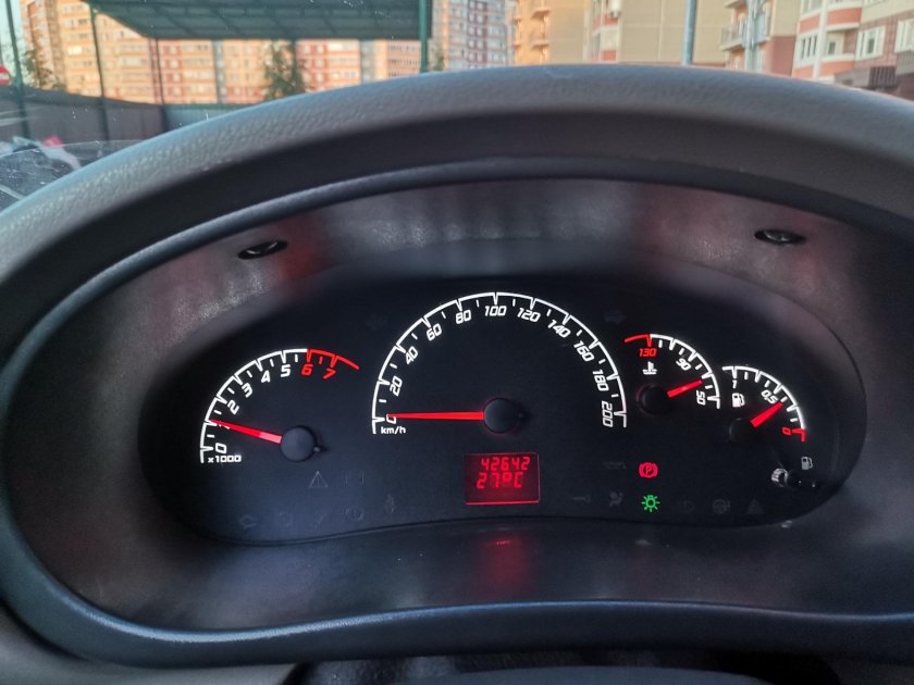 Панель приборов Калина 1