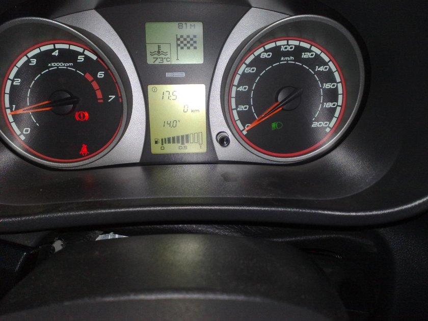 Калина 2 приборная панель