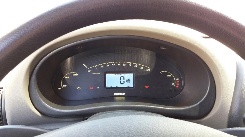 Приборка Калина спорт 1