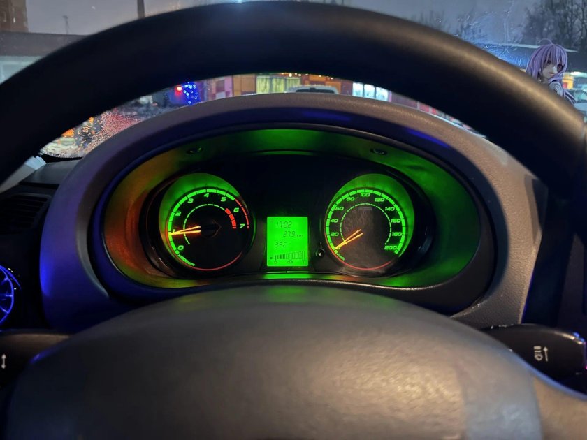 Приборная панель калина 2