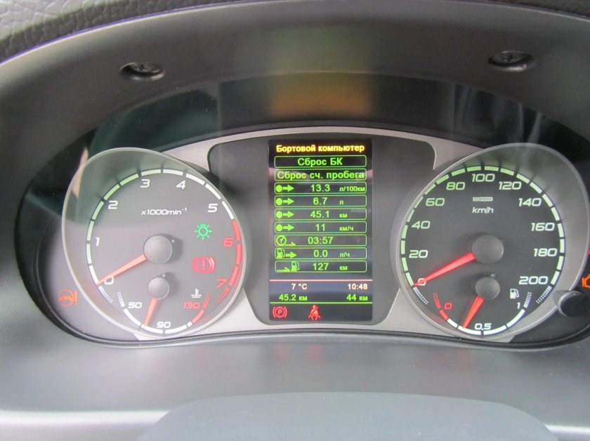 Приборная панель Калина 2