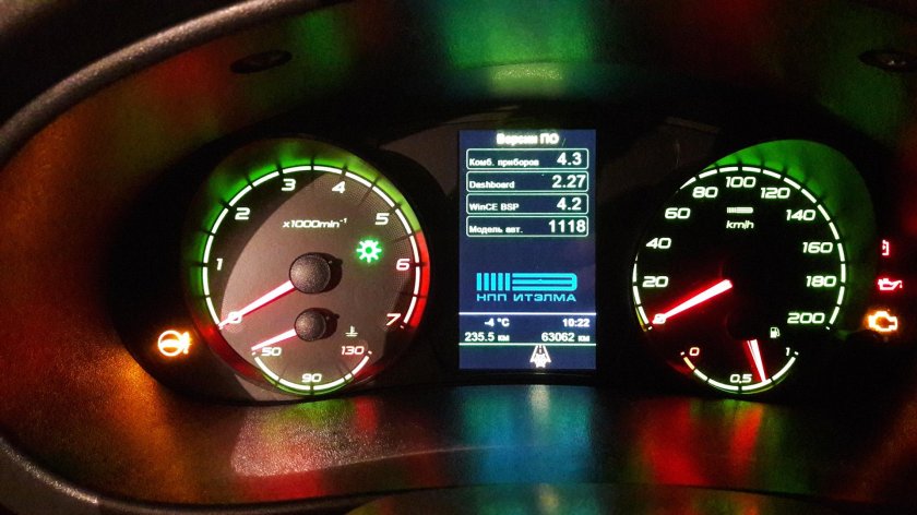 Комбинация приборов Лада Калина 2