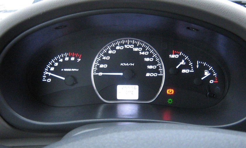 Приборная панель Лада Калина 1