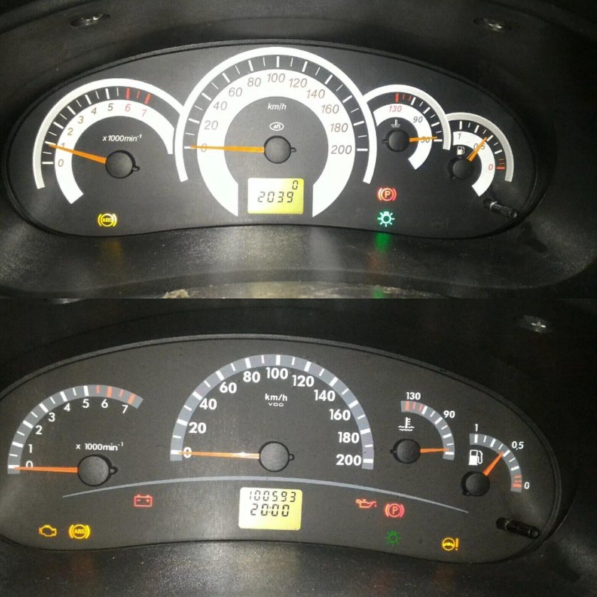 Приборная панель Калина спорт 1