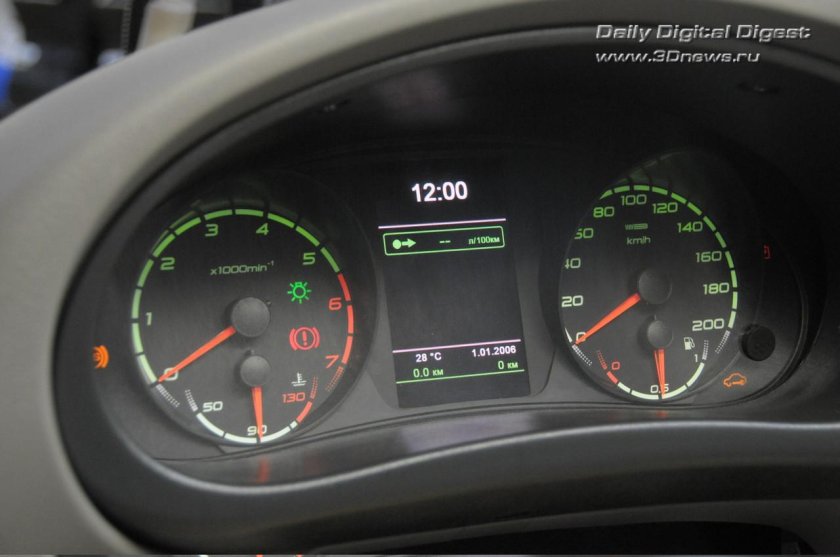 Приборка Калина 2 Люкс