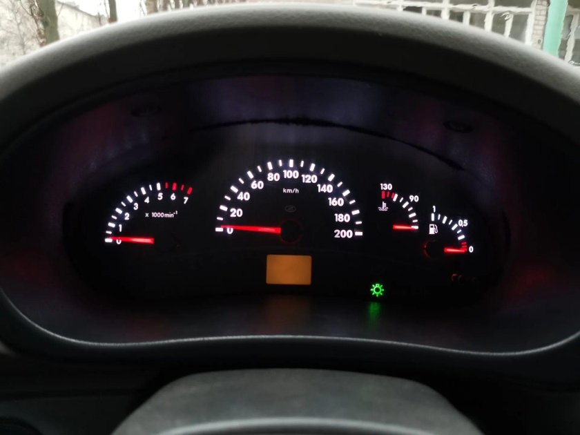 Приборка Калина 1