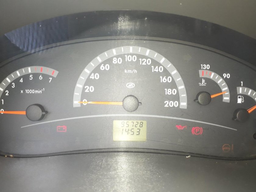 Приборная панель Калина