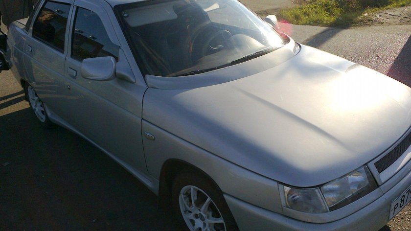 Молочно-белый серебристый цвет ВАЗ 2110