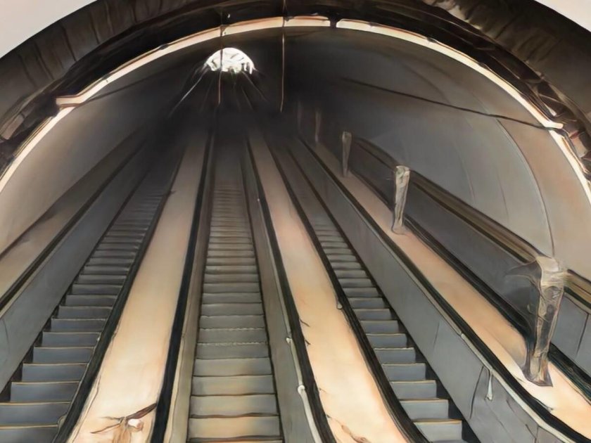 Метро адмиралтейская санкт-петербург эскалатор