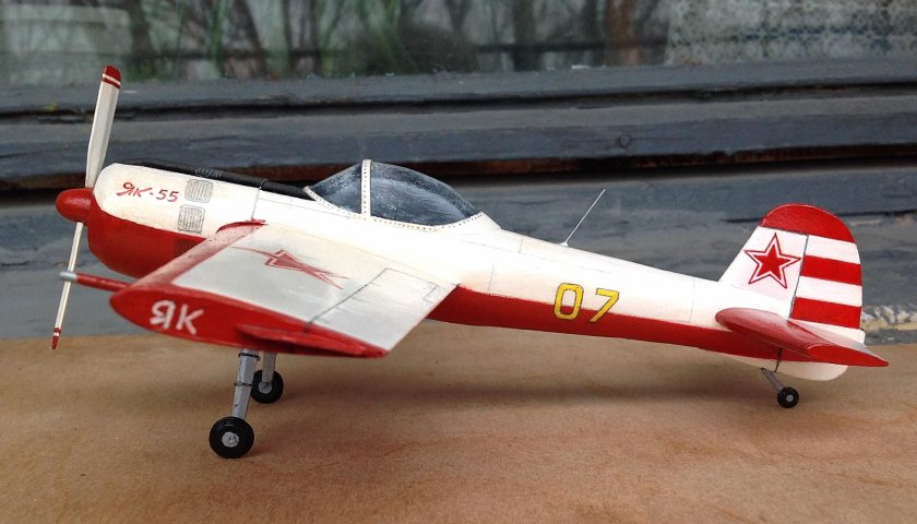 Як-55 картон