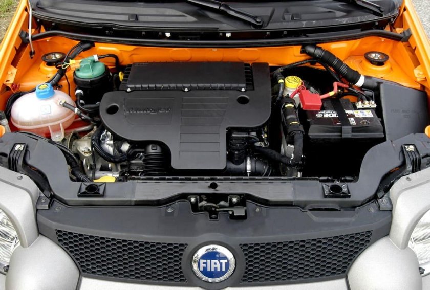 Fiat Panda 2008 под капотом