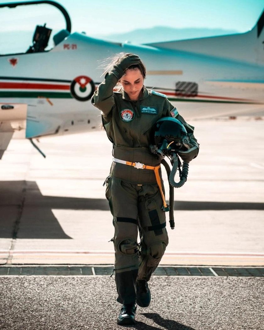 Принцесса Иордании летчик Сальма