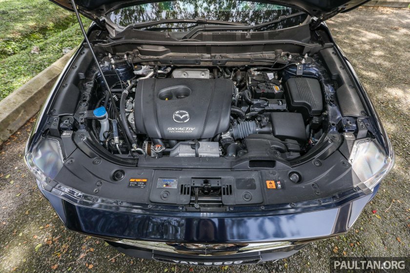 Mazda CX 5 моторный отсек