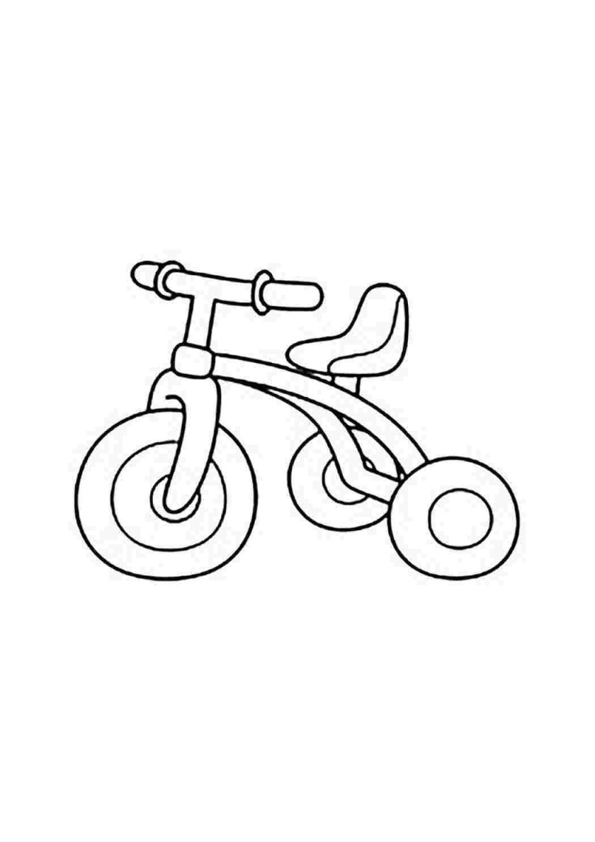 Вело раскраска