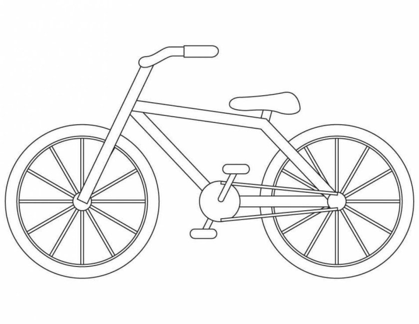 Велосипед рисунок