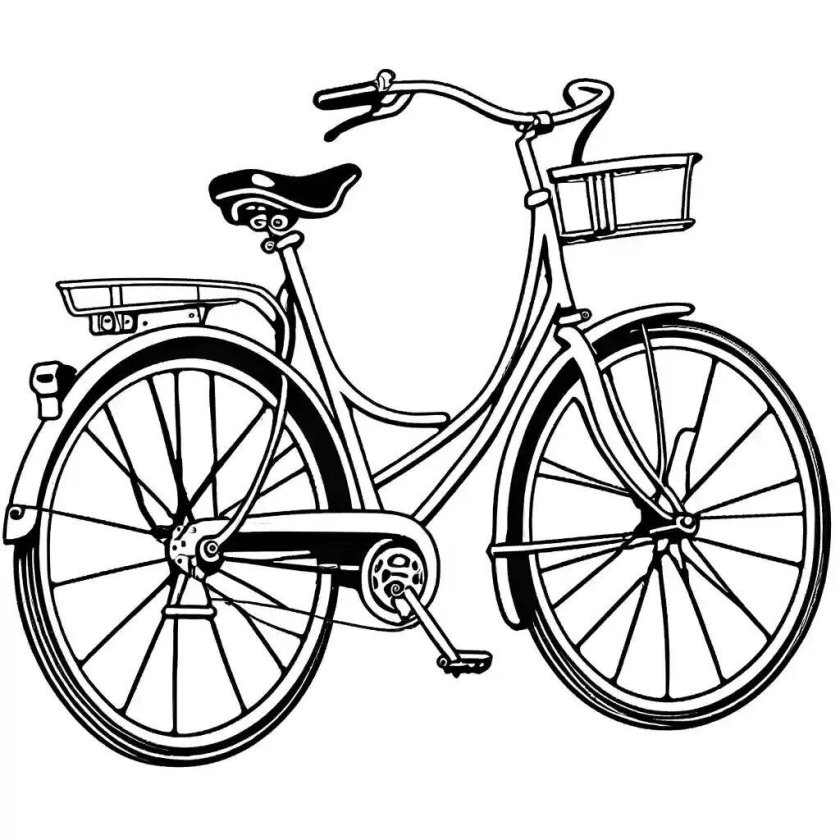 Велосипед иллюстрация