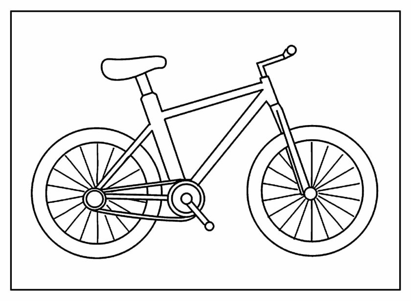 Велосипед рисунок