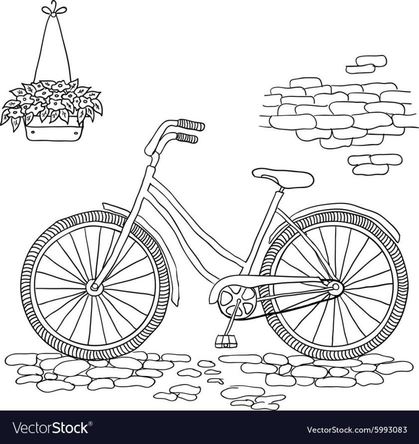 Велосипед для разукрашивания