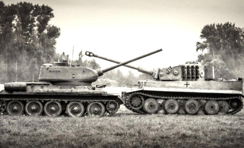 Танки второй мировой т 34 против тигра