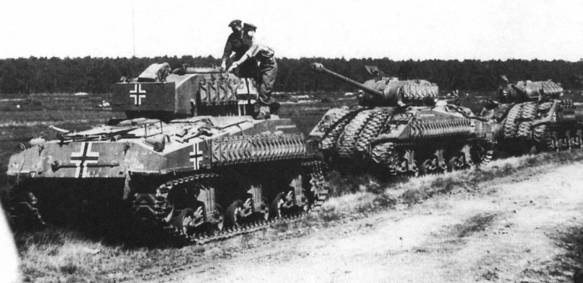 Трофейные танки Шерман в Вермахте