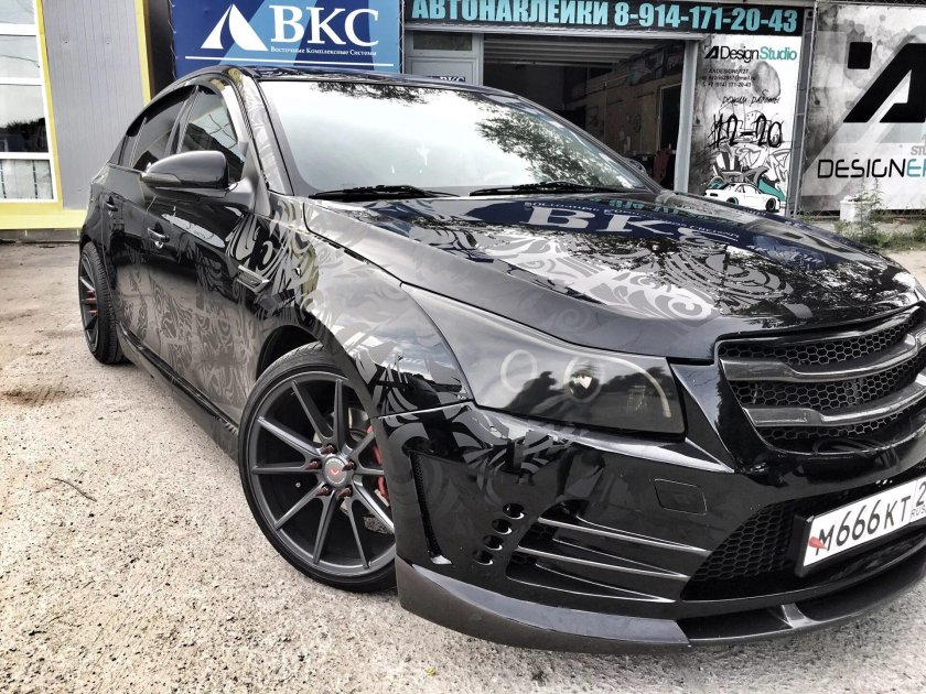 Chevrolet Cruze 2013 Black Tuning
