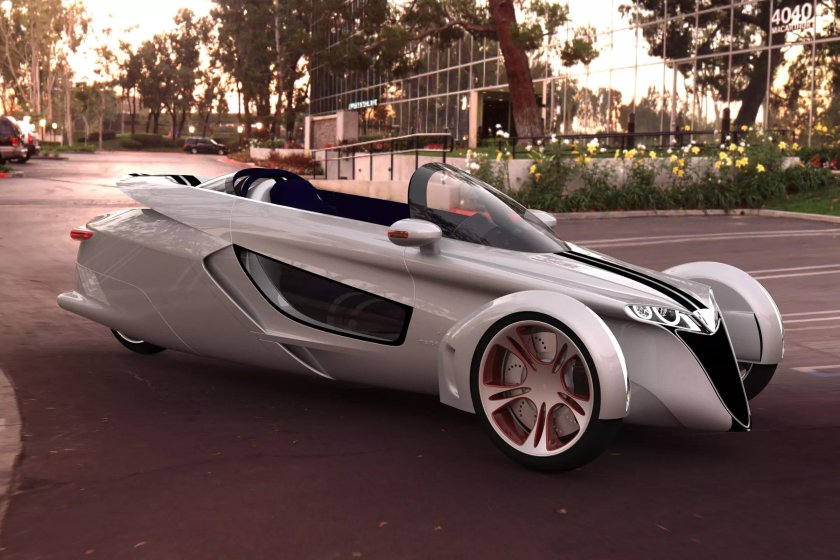 Трицикл кабриолет