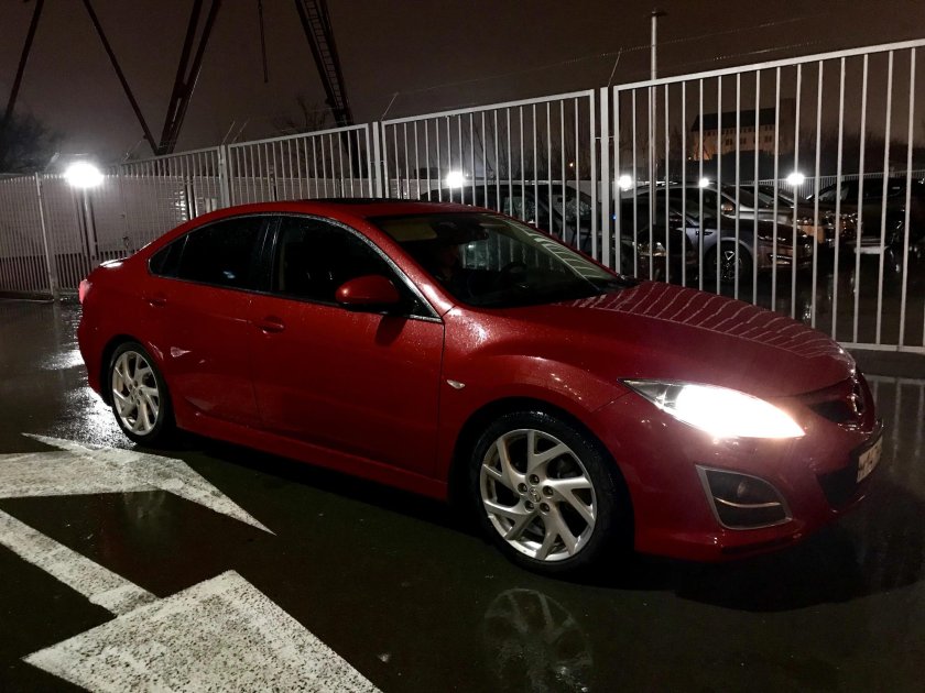 Мазда 6 GH бордовая