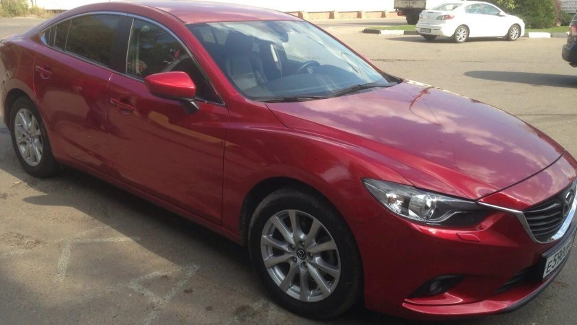 Цвет Мазда 6 красный металлик