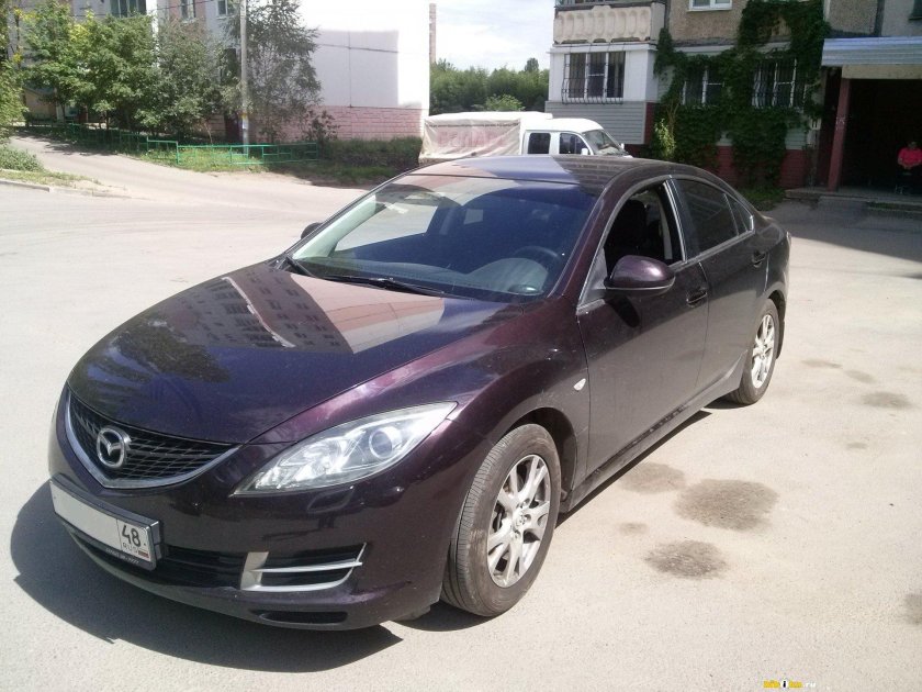 Мазда 6 2008 Вишневая
