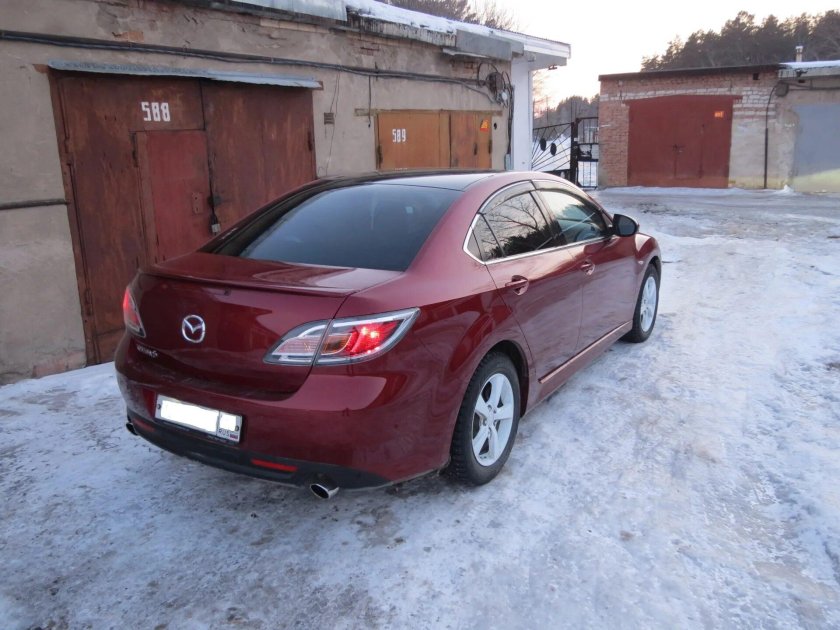 Mazda 6 бордовая