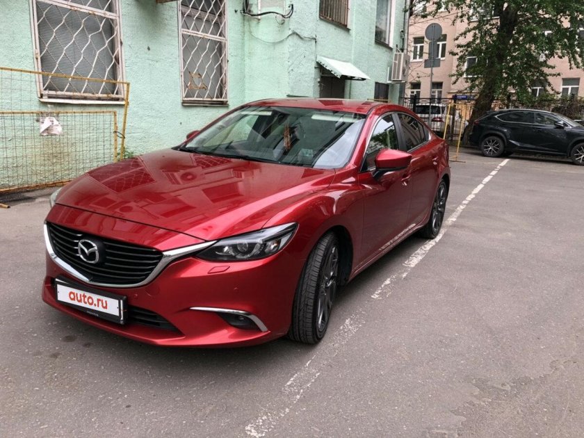 Мазда 6 2017 красная