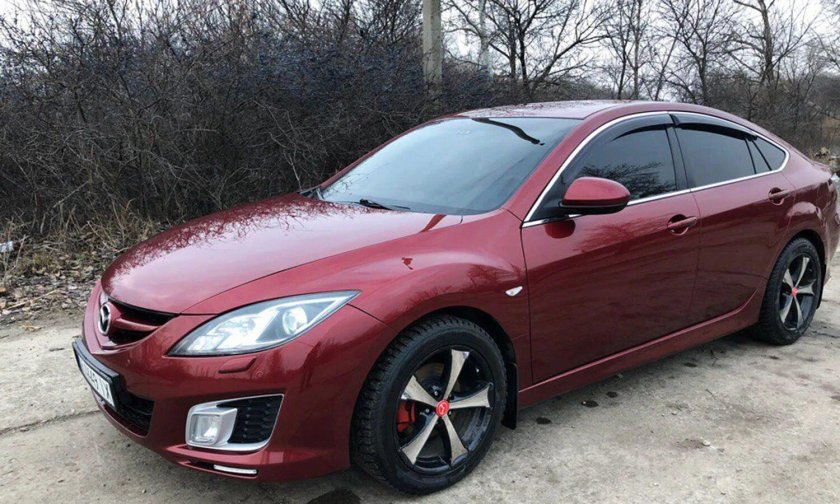 Мазда 6 2008 Вишневая