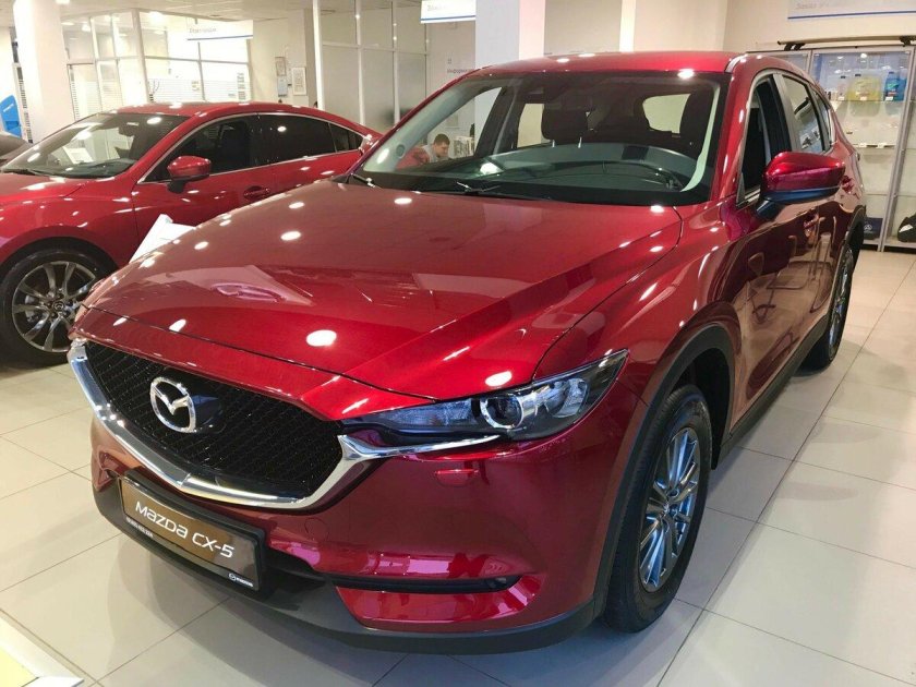 Mazda CX 5 Вишневая