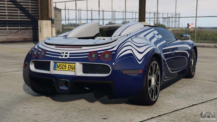 Bugatti Veyron Grand Sport матово белый 2011