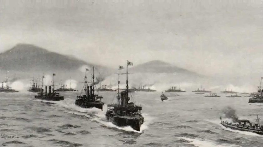 Тихоокеанская эскадра 1904 порт Артур