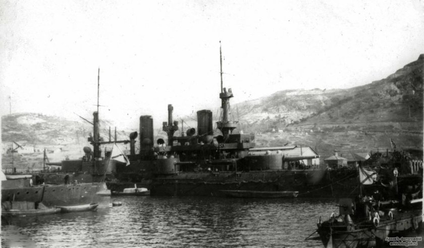 Броненосец Севастополь порт Артур 1904