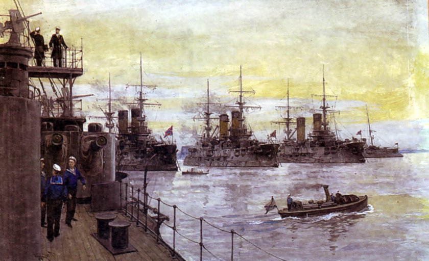 Тихоокеанская эскадра 1904 порт Артур