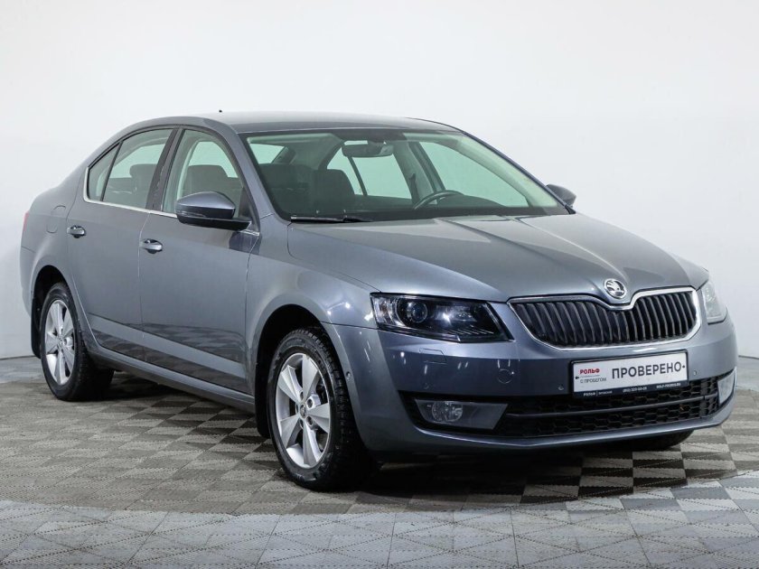Серая шкода октавия