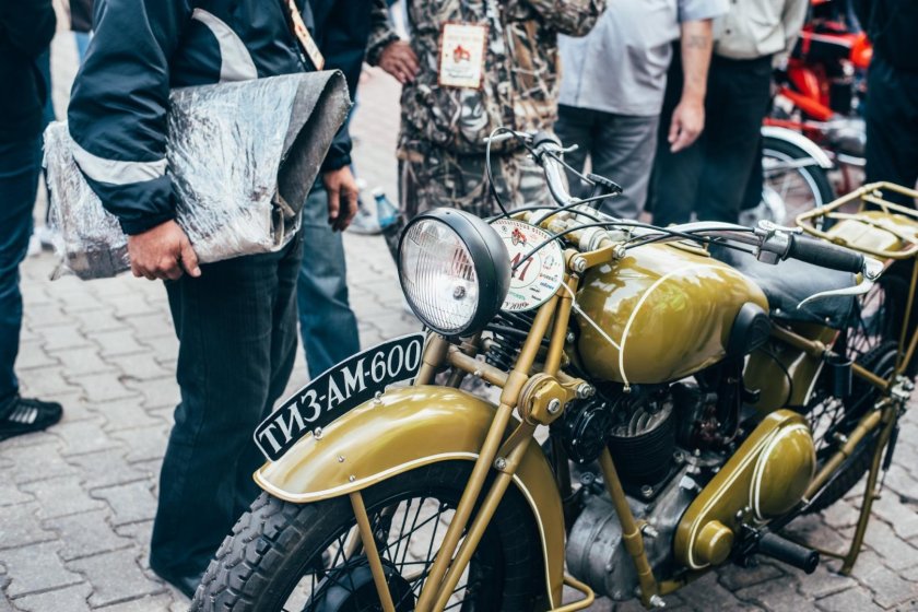 Выставка ретро мотоциклов