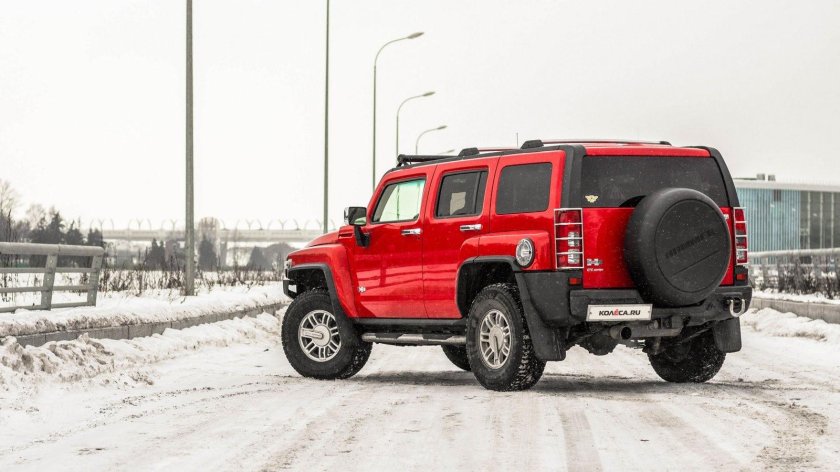 Хаммер н3 красный