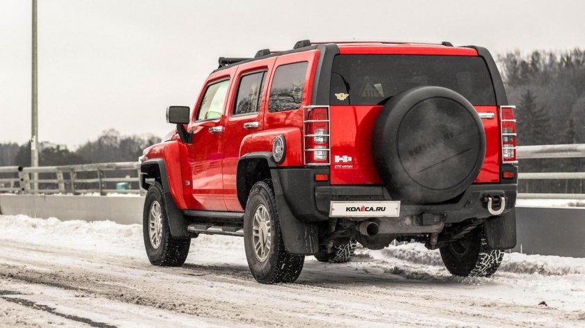 Хаммер h3 сзади