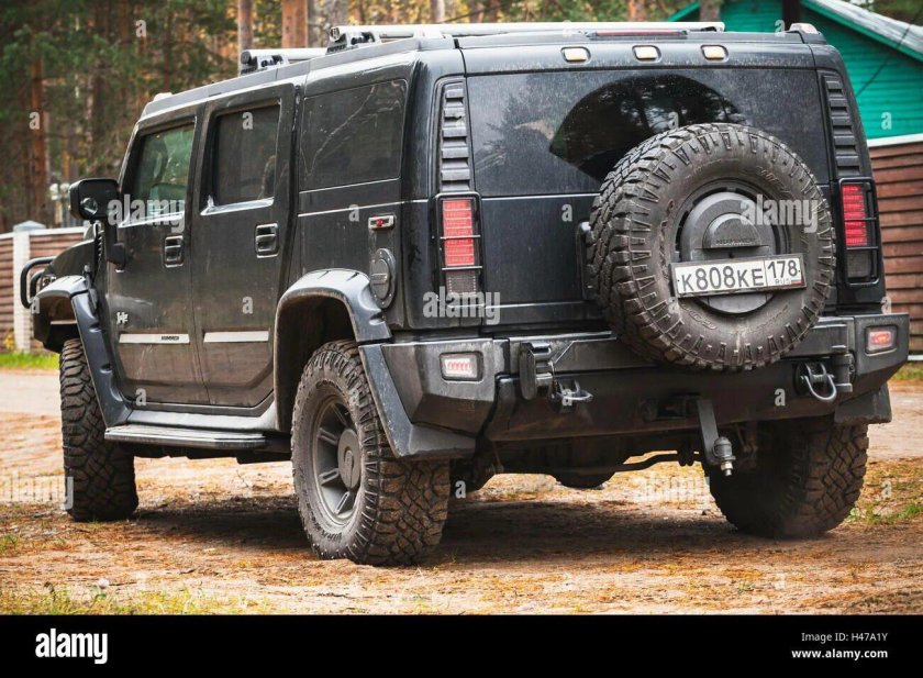 Hummer h2 сзади