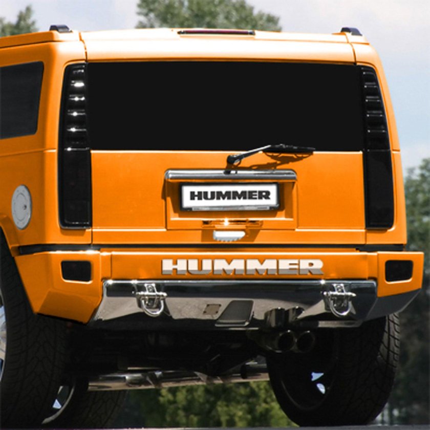 Hummer h2 рест сзади