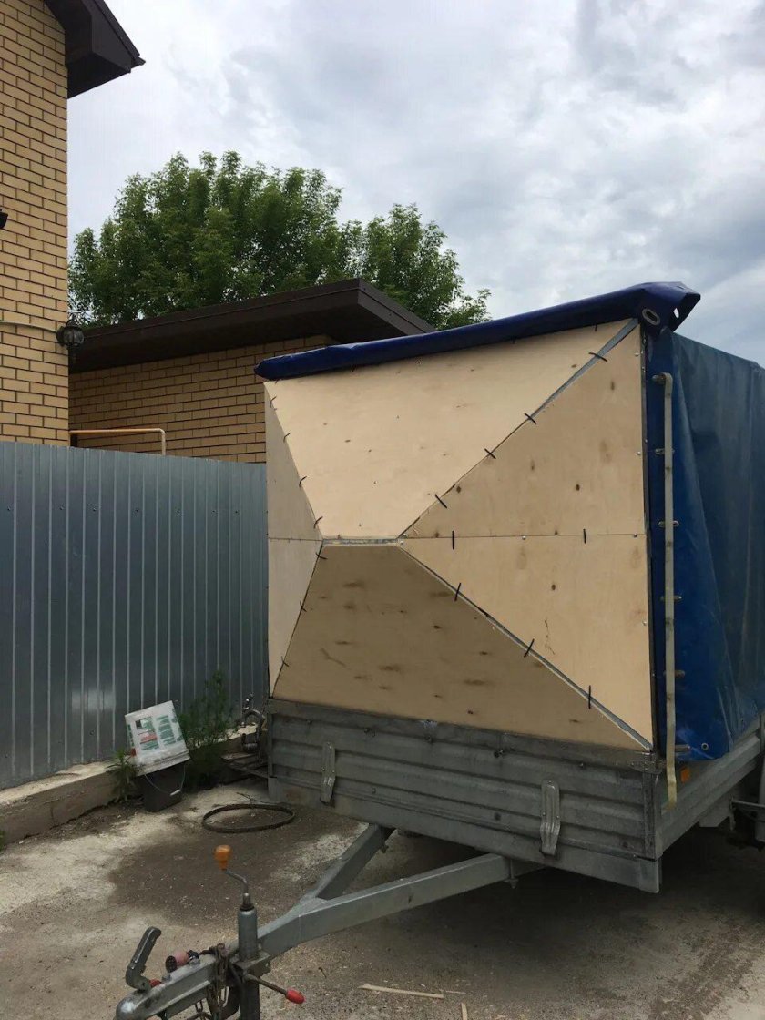 Обтекатель на прицеп МЗСА