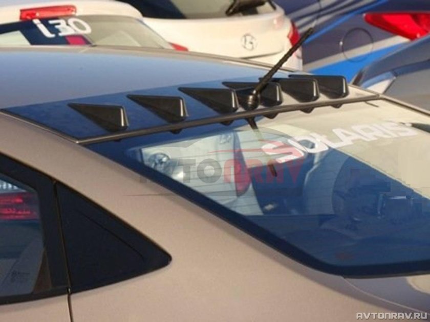 Козырек EVO на крышу для Hyundai Solaris 1 седан