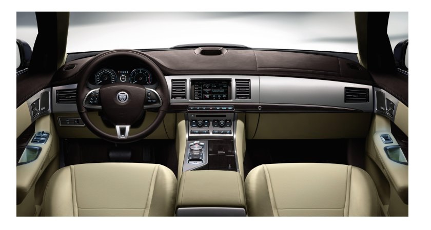 Ягуар XF 2012 салон